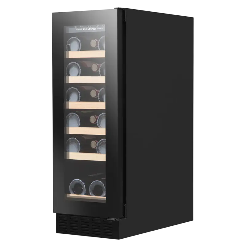 Dulap pentru vin Philco PW19GFB, Negru