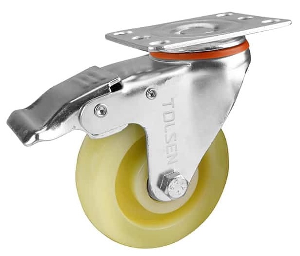 Roata pentru carucior rotativa cu frana 50mm 50kg Tolsen