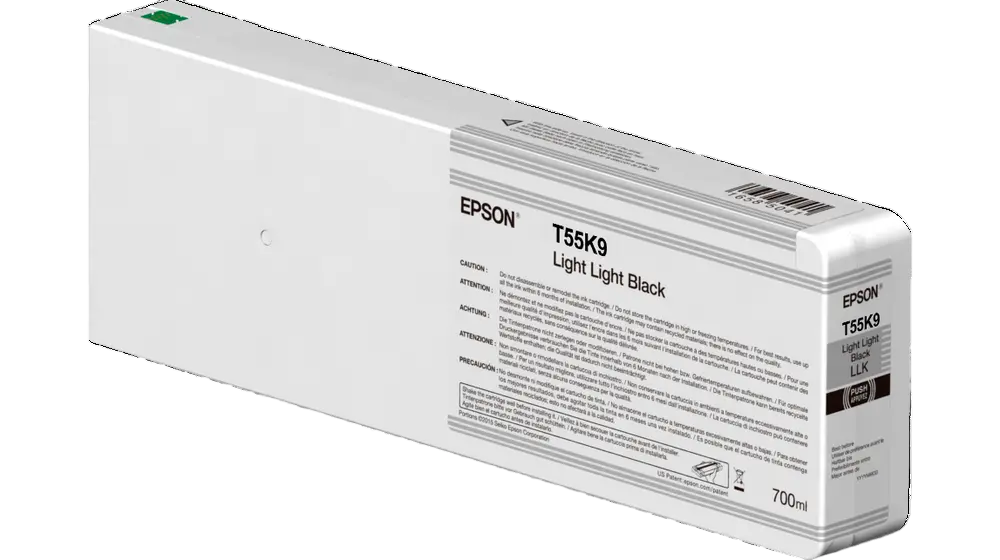 Cartuș de cerneală Epson Ink Cartridge T55K900 UltraChr HDX/HD 700 ml, LLBl, 700ml, Negru deschis