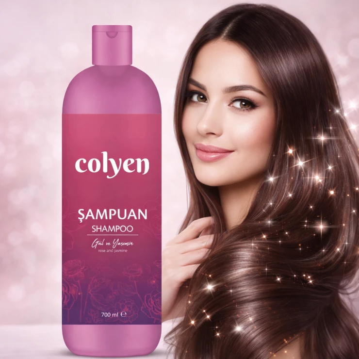 Sampon fortifiant COLYEN, ROSE & JASMINE, 700 ml