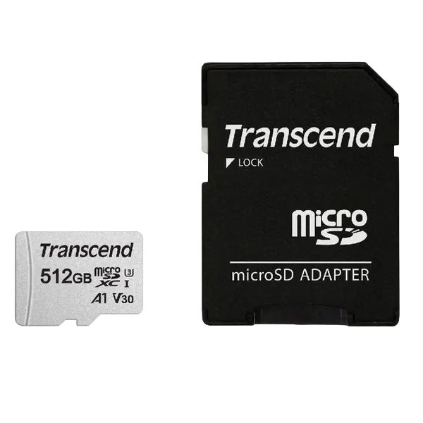 Card de Memorie Transcend MicroSDXC Class 10, 512GB (TS512GUSD300S-A)