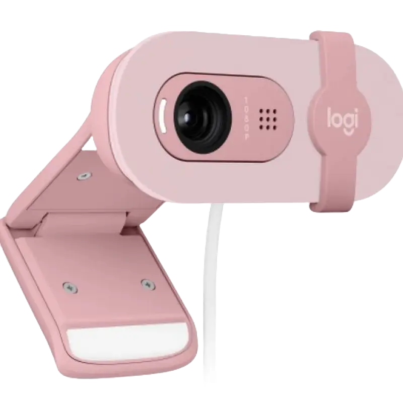 Cameră Web Logitech BRIO 100, 1920x1080, Roz