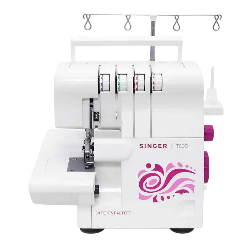 Overlock Singer T80D, Alb