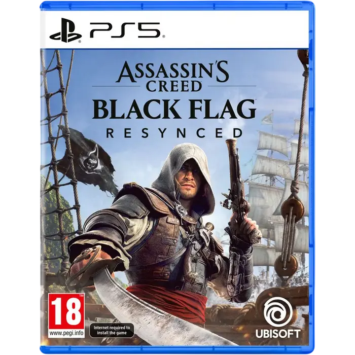 Ubisoft Assassin's Creed Black Flag - Resynced Launch Day, Acțiune și aventură, PlayStation 5, Disc