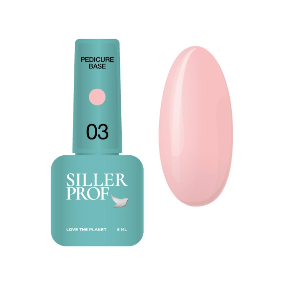 Pedicure Base 03, 8 ml Siller