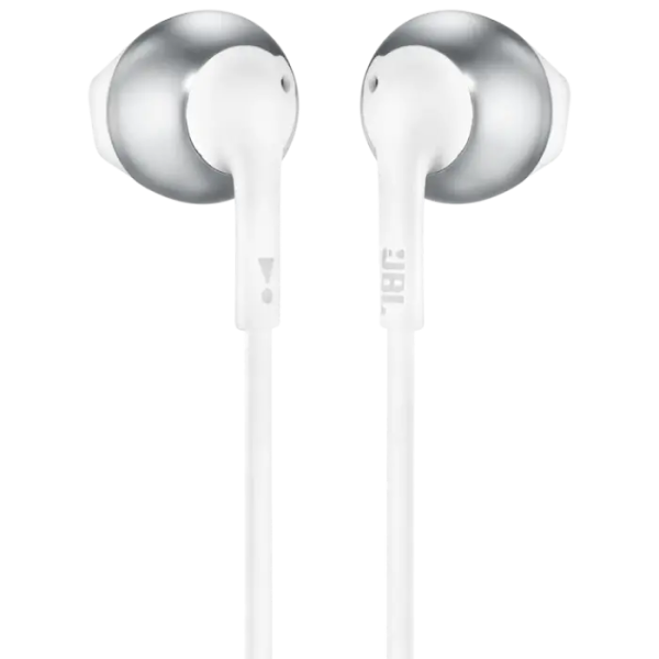 Căști JBL Tune 205, Argintiu