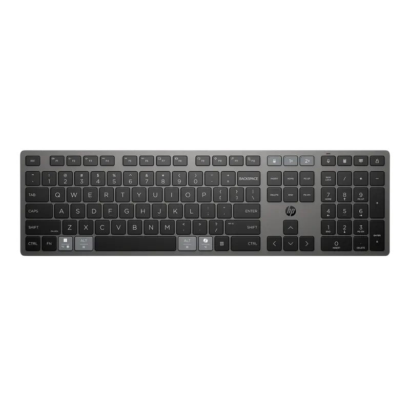 Tastatură HP 725, Fără fir, Negru