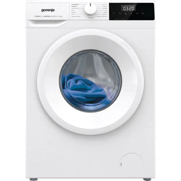 Mașină de spălat Gorenje WNHPI72SCSIR/UA, 7kg, Alb