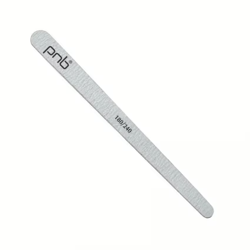 Pilă pentru unghii PNB 180/240 Gray Wood 50buc/amb