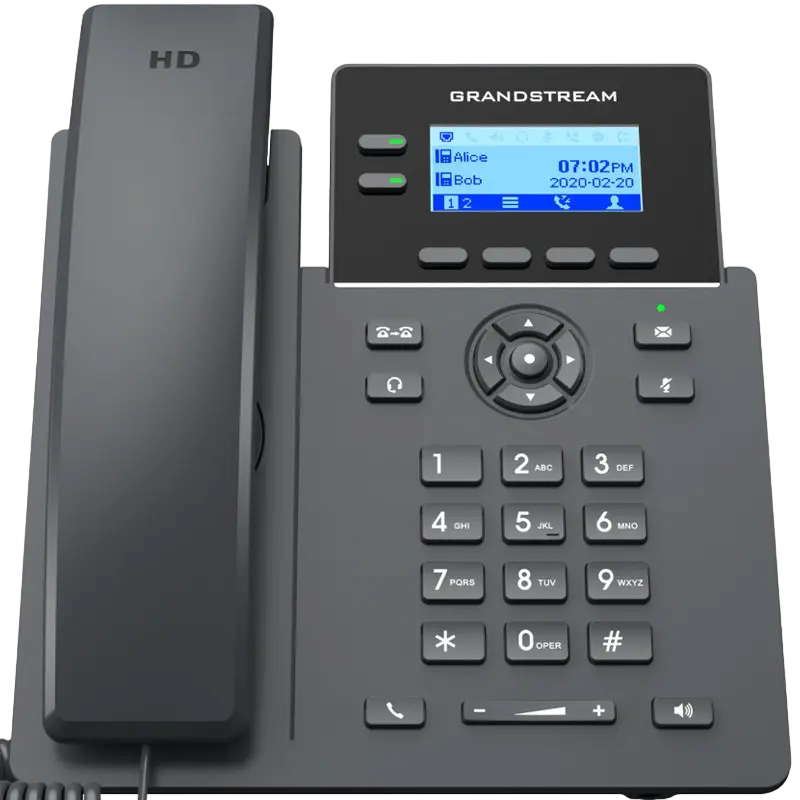 Telefon IP Grandstream GRP2602, Negru