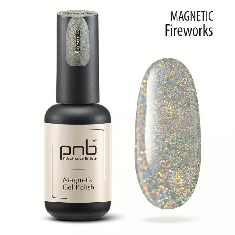 Magnetic Gel Polish PNB "Fireworks" 8 ml UV/LED
