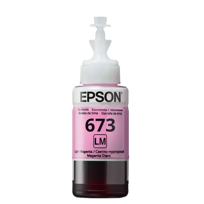 Recipient de cerneală Epson T673, 70ml, Magenta Deschisa