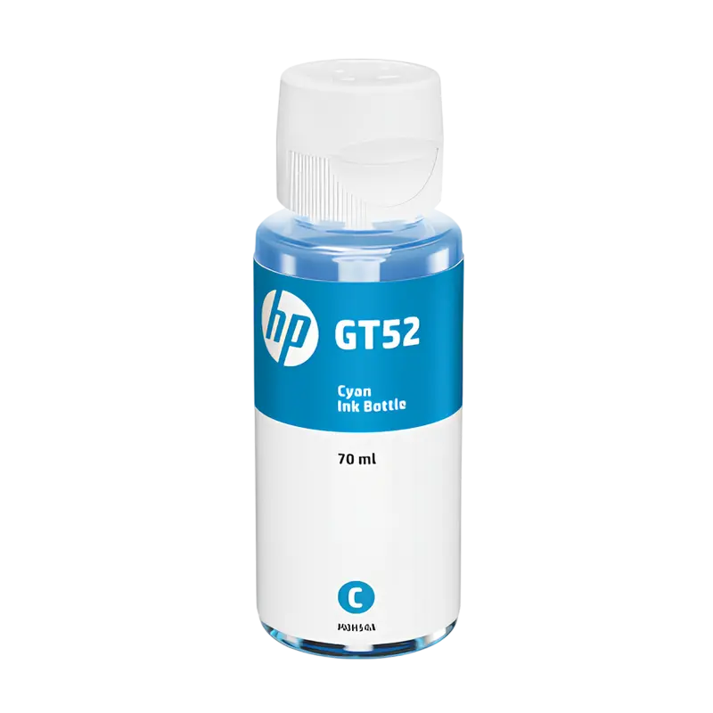 Recipient de cerneală HP GT52, 70ml, Cyan