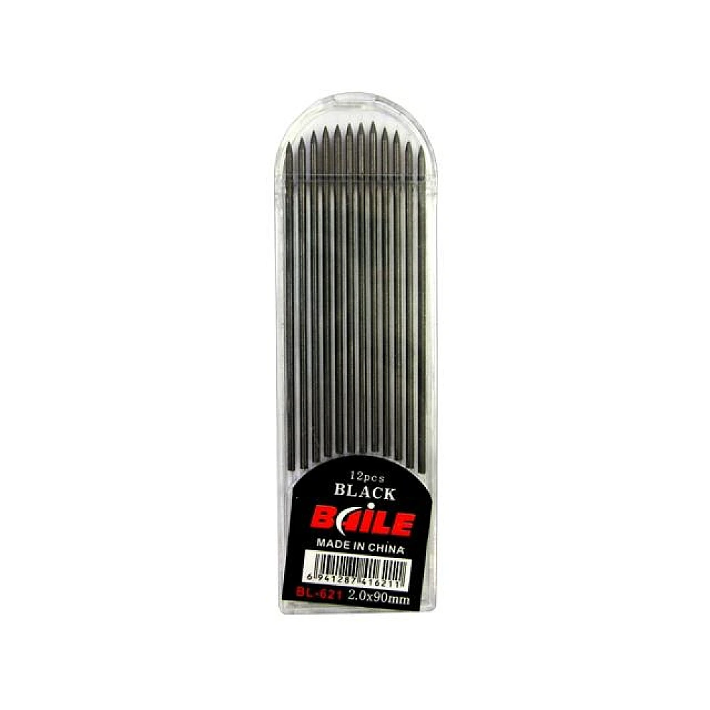 Set rezerve negre pentru creion mecanic "Baile" 2mm