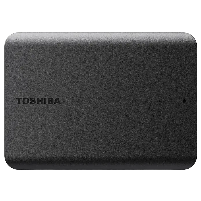 HDD portabil extern Toshiba Canvio Basics, 1 TB, Negru (HDTB510EK3AA)
