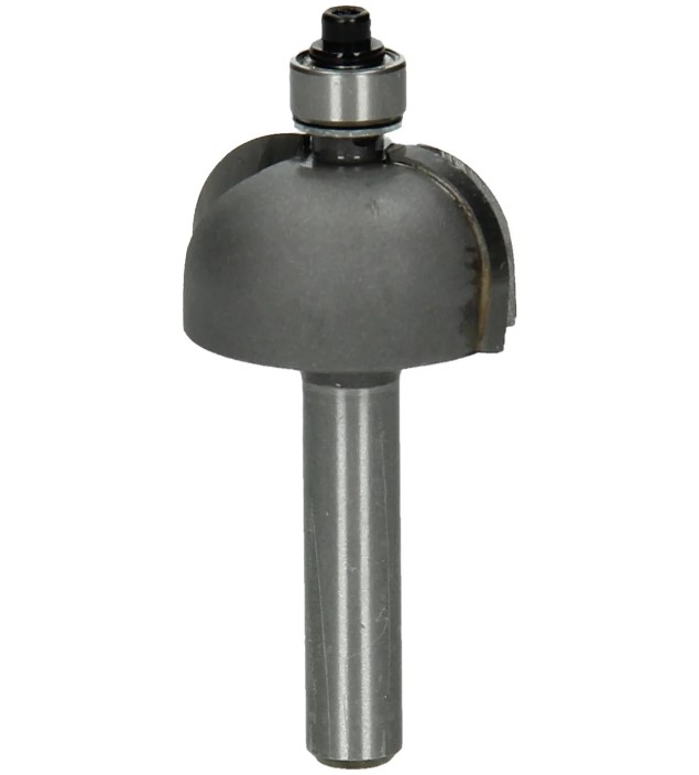 Freza semirotund cu rulment pentru lemn 22,2х14,3х52mm tija 6mm Hikoki