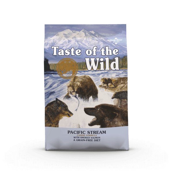 TASTE OF THE WILD Dog Pacific Stream Salmon 12,2 kg, hrană uscată pentru câini adulți