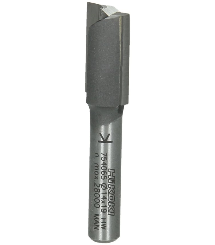 Freza dreapta pentru lemn 14x19x51mm tija 8mm Hikoki