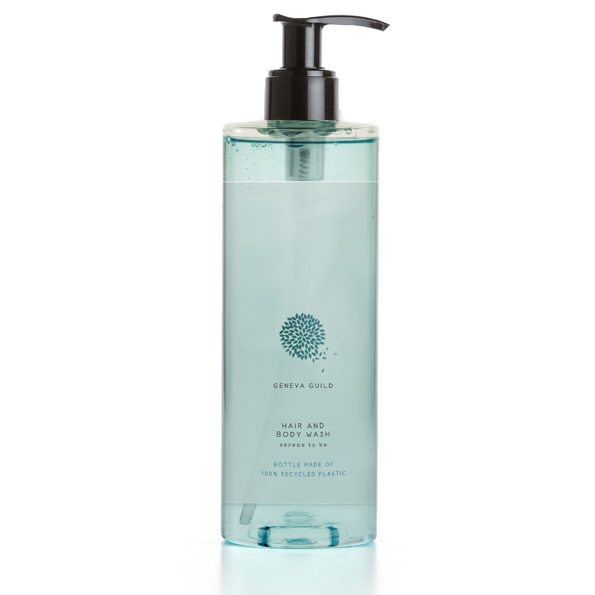 Șampon și gel de duș Geneva Guild 380 ml (sticlă reîncărcabilă)