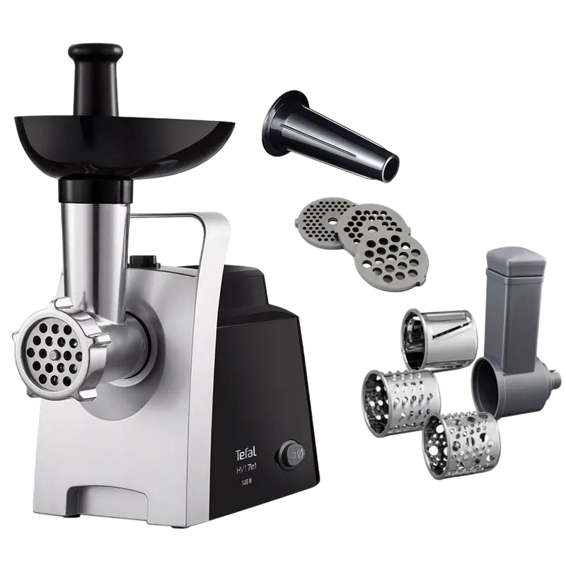 Mașină de tocat carne Tefal NE108831, Negru Argintiu