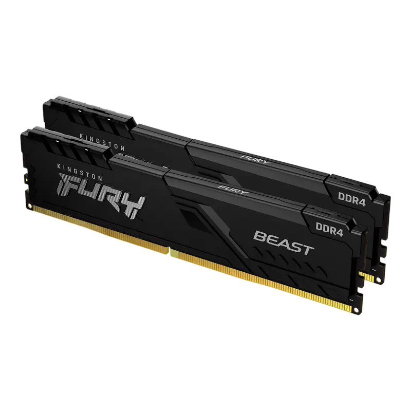 Memorie RAM Kingston FURY Beast, DDR4 SDRAM, 3200 MHz, 32GB, KF432C16BB1K2/32WP