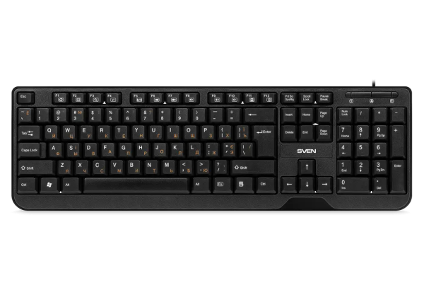 Set Tastatură + Mouse SVEN KB-S330C, Cu fir, Negru