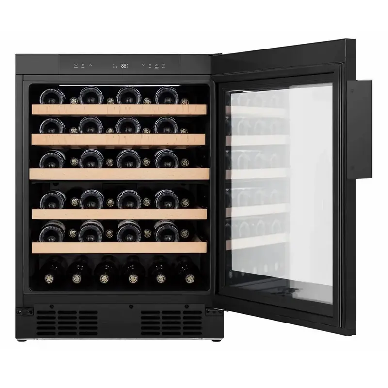 Dulap pentru vin Hisense RW3N132GSLF, Negru