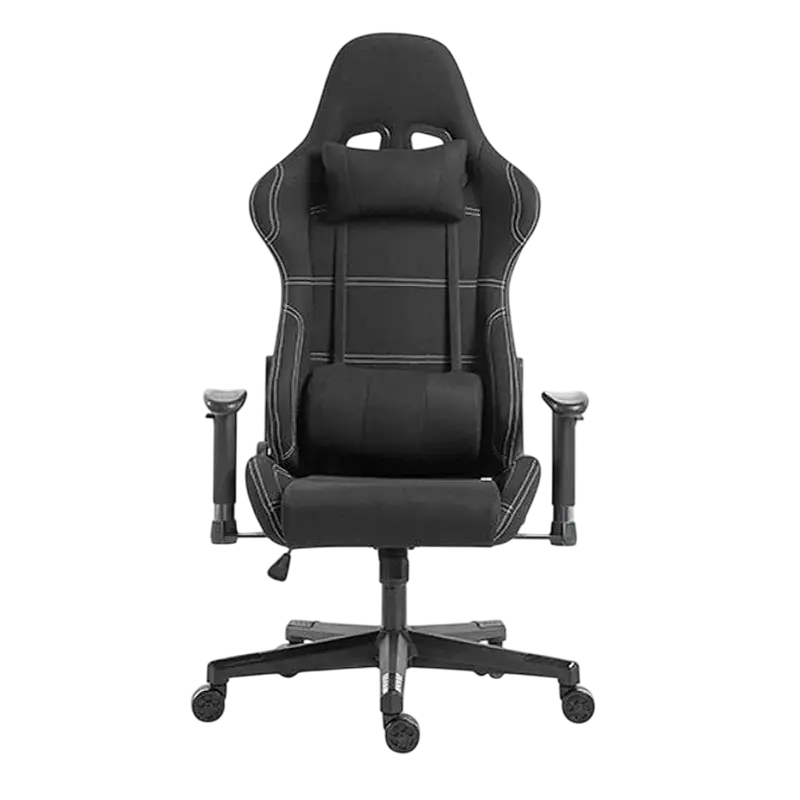 Scaun Gaming Lumi CH06-14, Textil, Negru