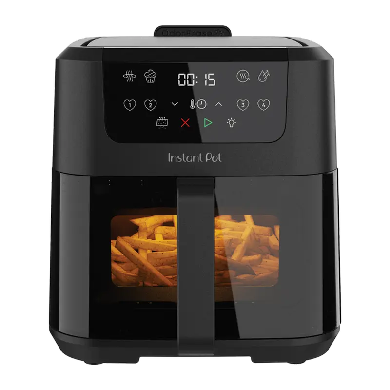 Friteuză cu aer cald Instant Pot Vortex Compact, Negru