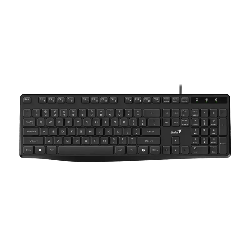 Tastatură Genius KB-117S, Cu fir, Negru