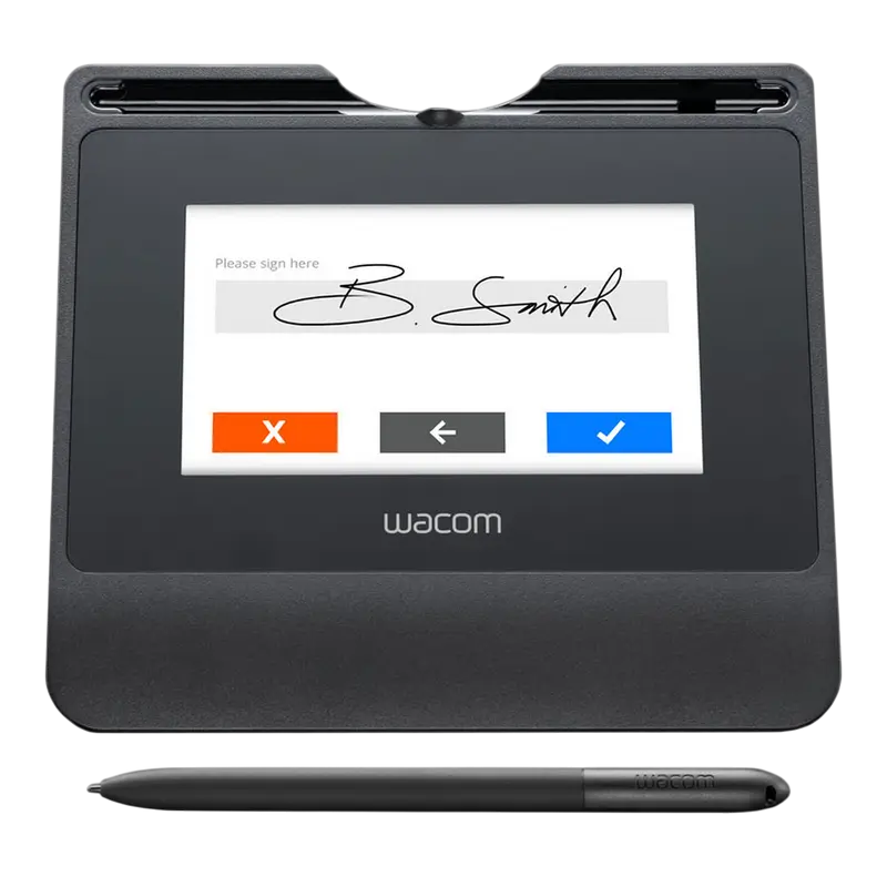 Tabletă Grafică pentru semnătură Wacom STU540, Negru
