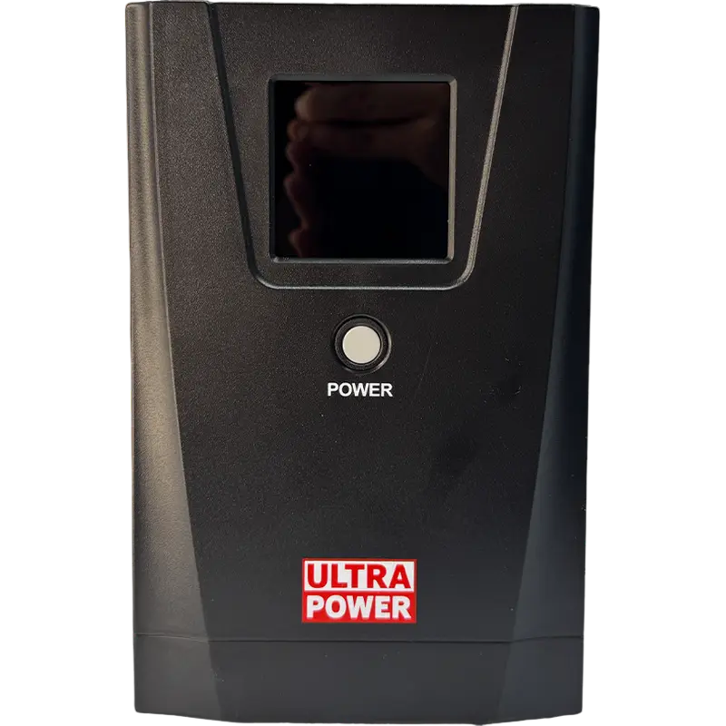 UPS  Ultra Power UPS2000MC 2000VA/1200W, Tower, LCD, AVR, USB, RJ11/RJ45, 2*Schuko sockets, metal case