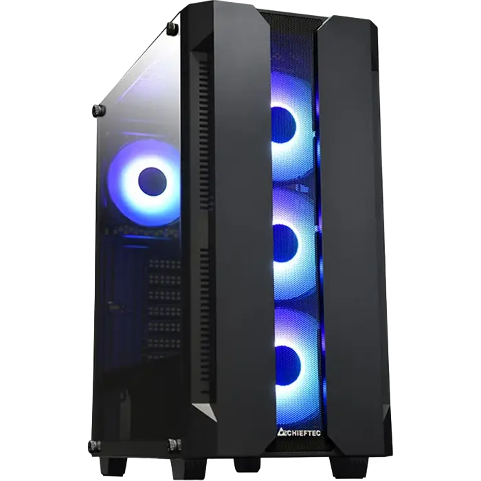 Carcasă PC Chieftec GS-01B-OP, Midi-Tower, ATX, Negru