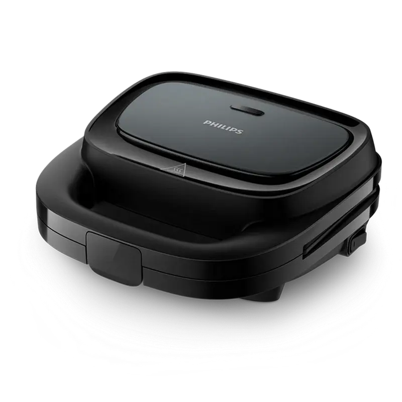 Aparat pentru sandwich Philips HD2330/90, Negru