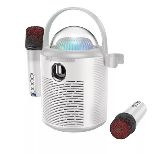 HOCO BS59 Pearlescent BT speaker with mic cold gray