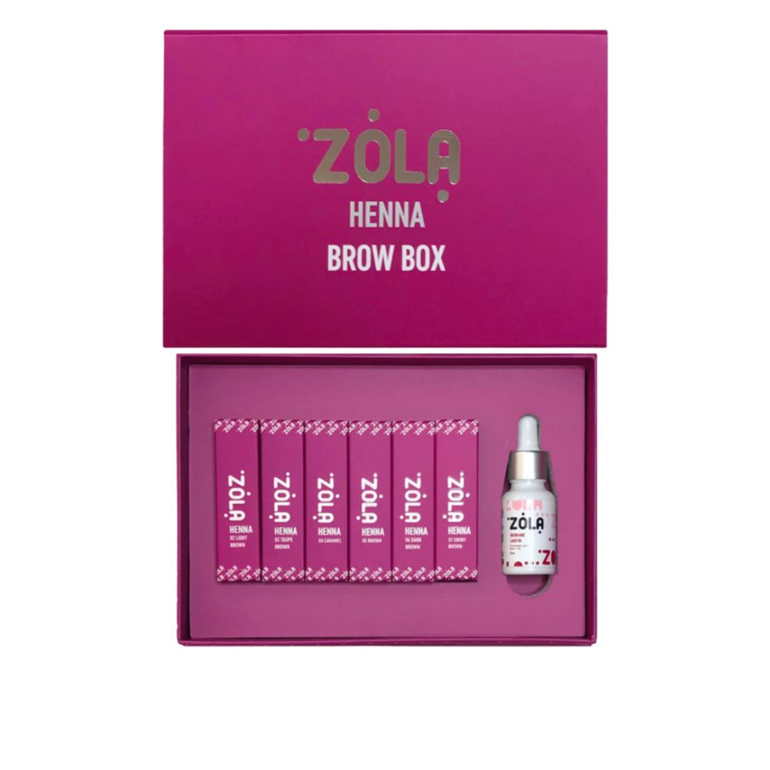 Cutie cu henna ZOLA 6 buc., 5 g
