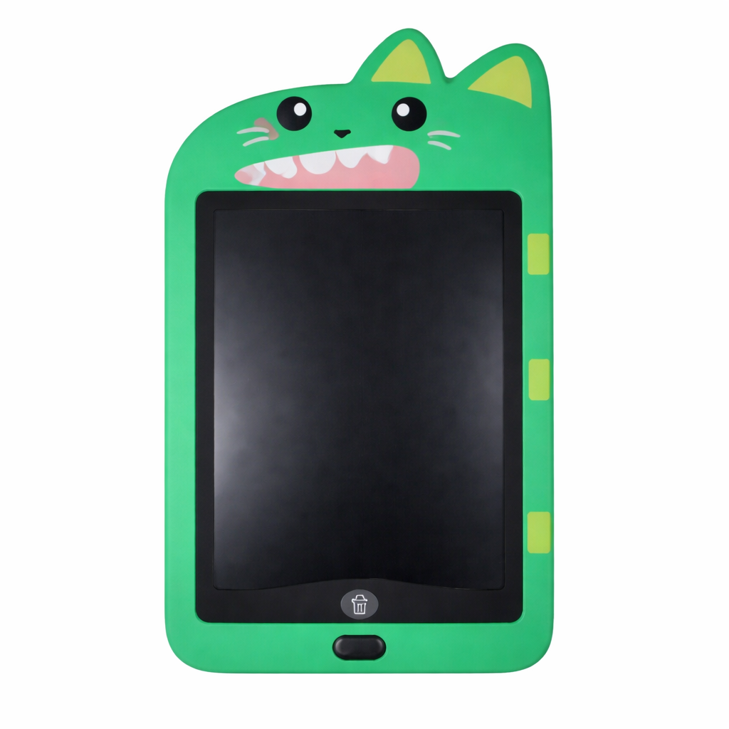 Tableta LCD scris si desen pentru copii, animalute haioase, ecran 8.5 inch, tableta magica educativa, writing tablet reutilizabila, jucarie interactiva copii, stylus inclus, stergere rapida, anti hartie, cadou copii 3+ ani