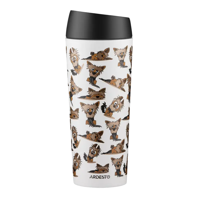 Thermal Mug ARDESTO Coffee Time Yorkie 450ml, AR2645YT