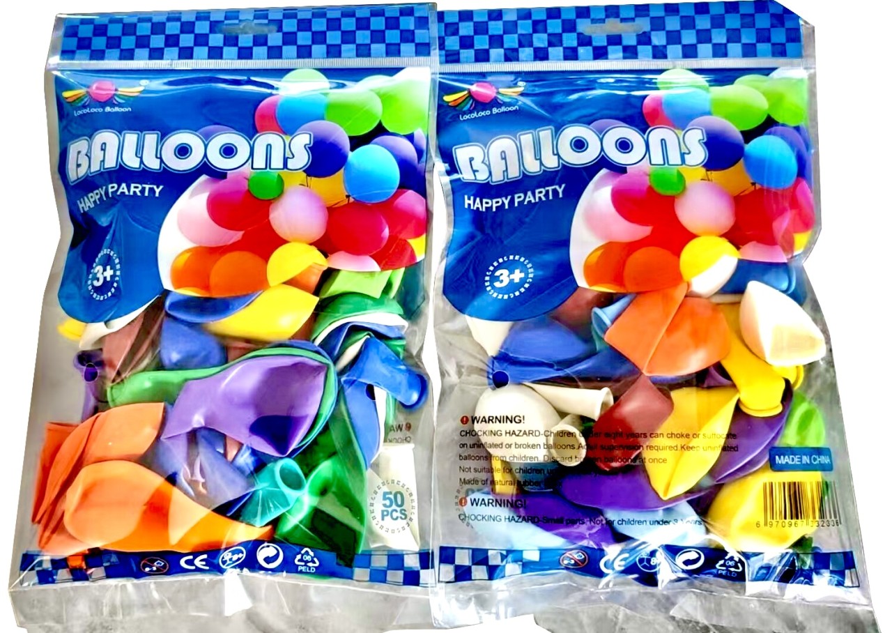 Baloane set multicolor (50buc)