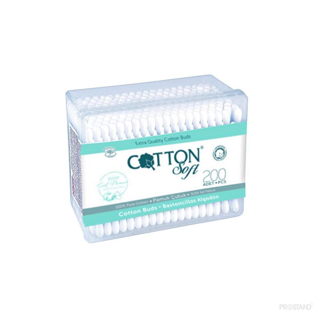 Cotton Soft Betisoare igienice 200buc dreptunghi  1/12