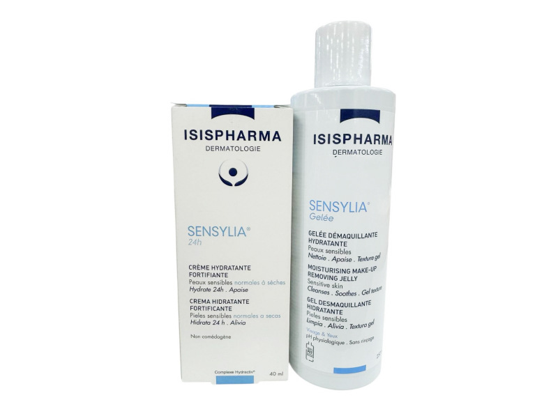 SET Sensylia crema 24h 40ml+Sensylia gel demachiant 250ml