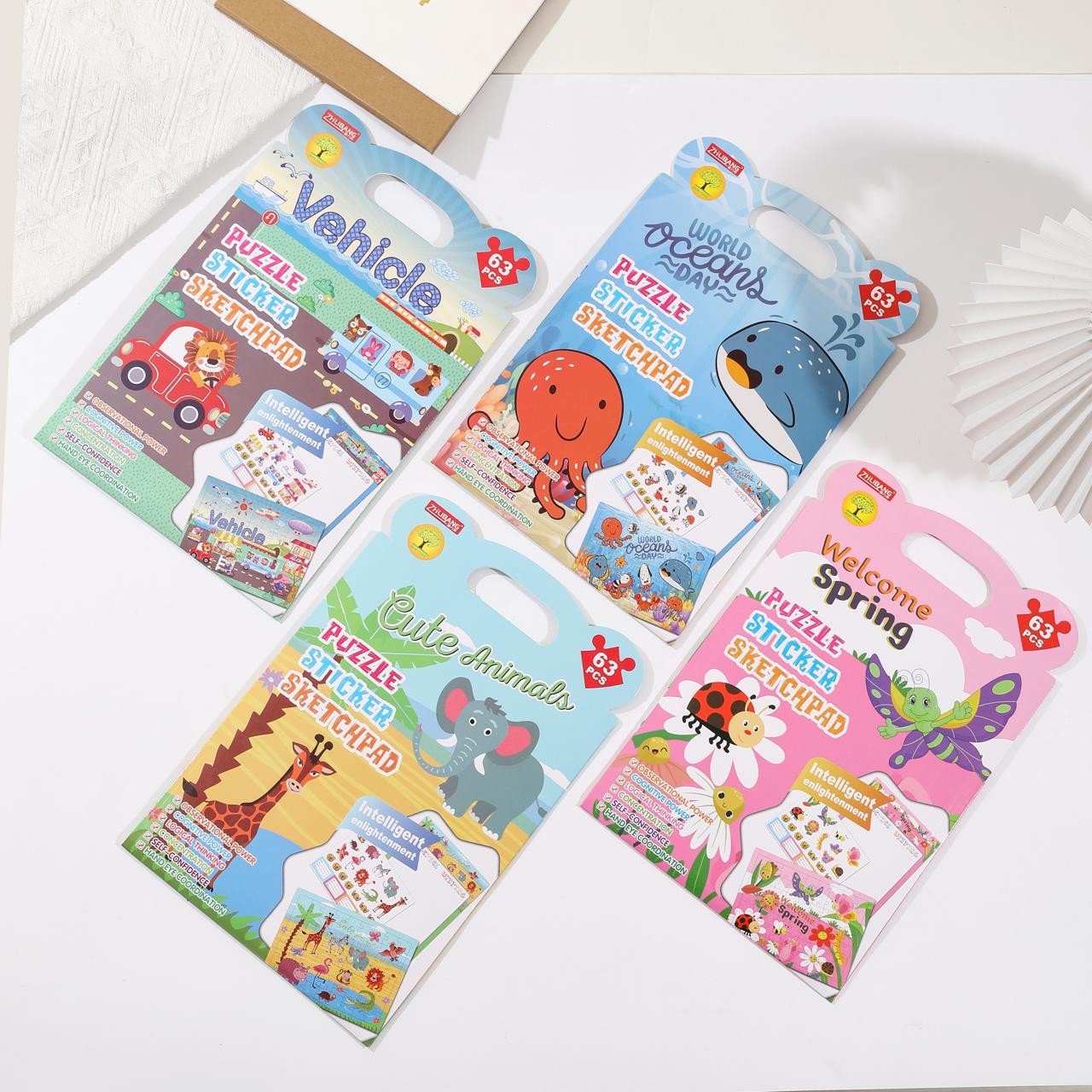 Set puzzle cu stichere