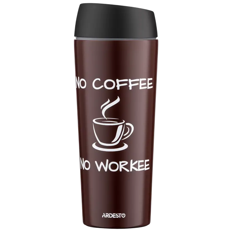 Cană termos Ardesto AR2645CB, 0,45L, Cafeniu