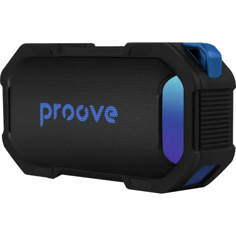 Boxă portabilă Proove Black Rock, Negru | Albastru