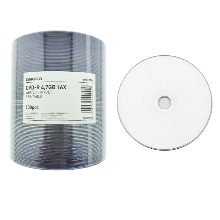 DVD Omega 44245, 100buc, Spindle