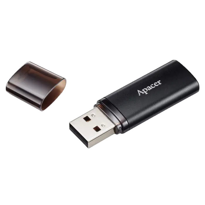 Memorie USB Apacer AH25B, 64GB, Negru
