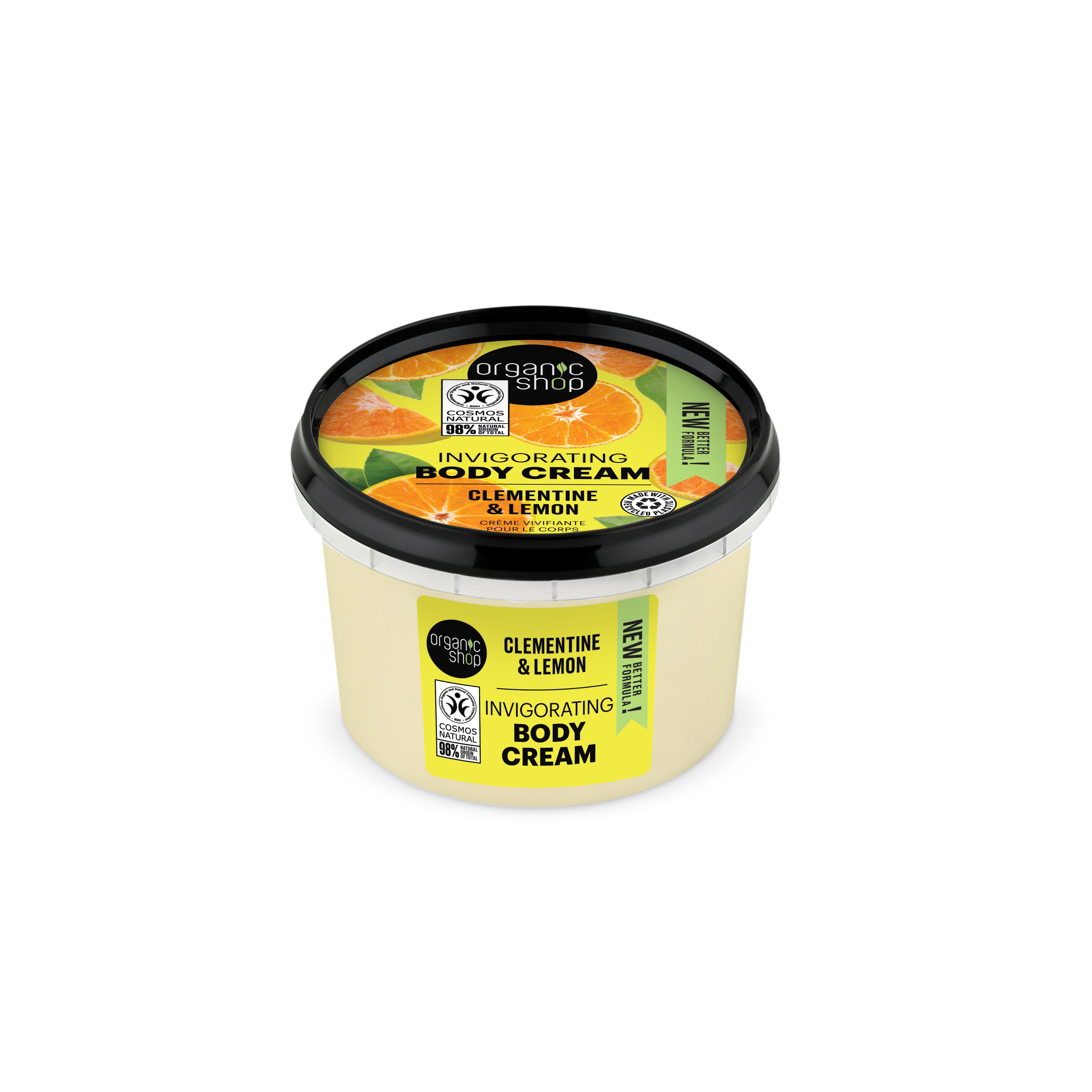 Organic Shop Cremă de corp cu clementine și lămâie 250 ml