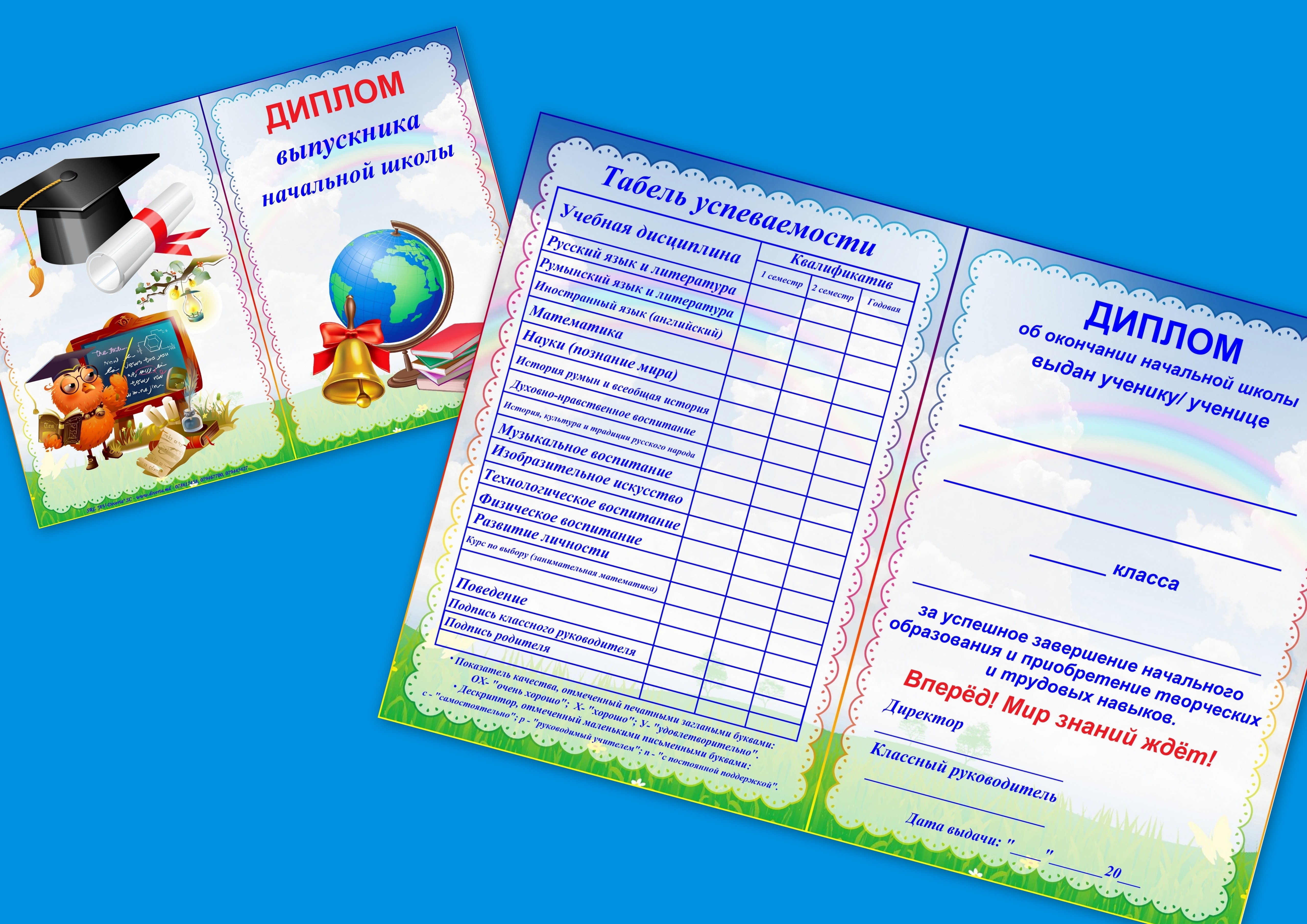 Диплом выпускника начальной школы art.DCL 20-1