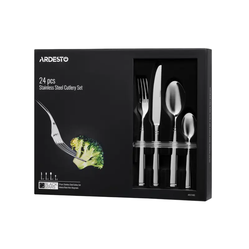 Set de tacâmuri Ardesto AR0724BS, Oțel inoxidabil