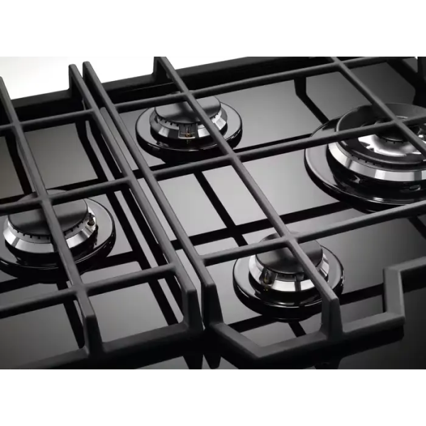 Plită pe gaz Electrolux KGG6456K, Negru